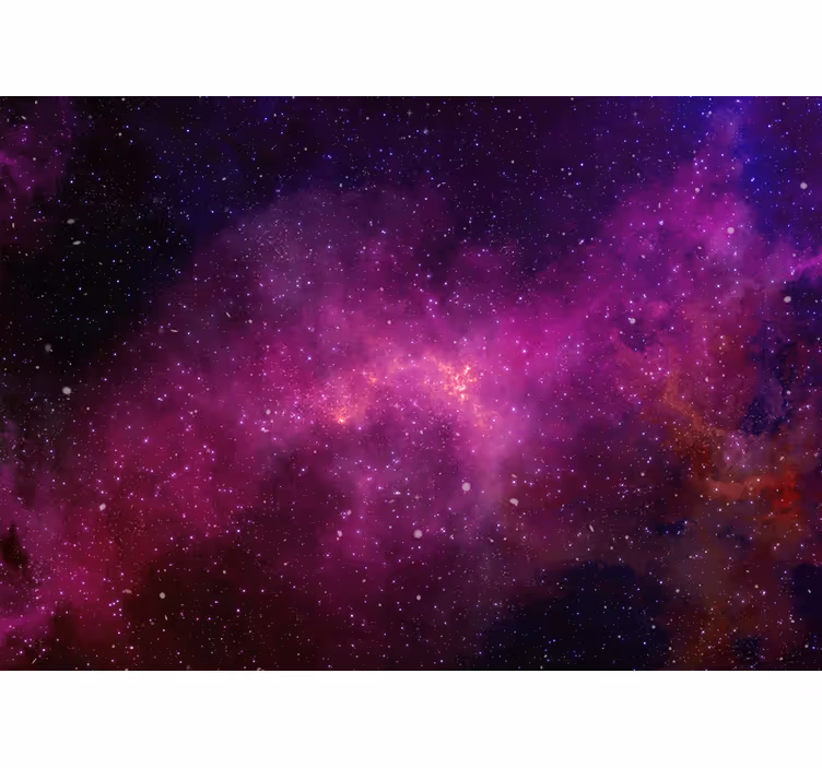 Mural de parede espaço vórtice roxo cósmico - TenStickers