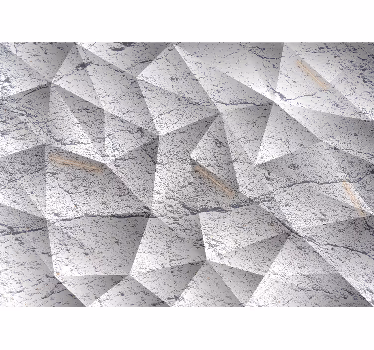 Fotomurais texturas e padrões estilo pedra geométrica - TenStickers
