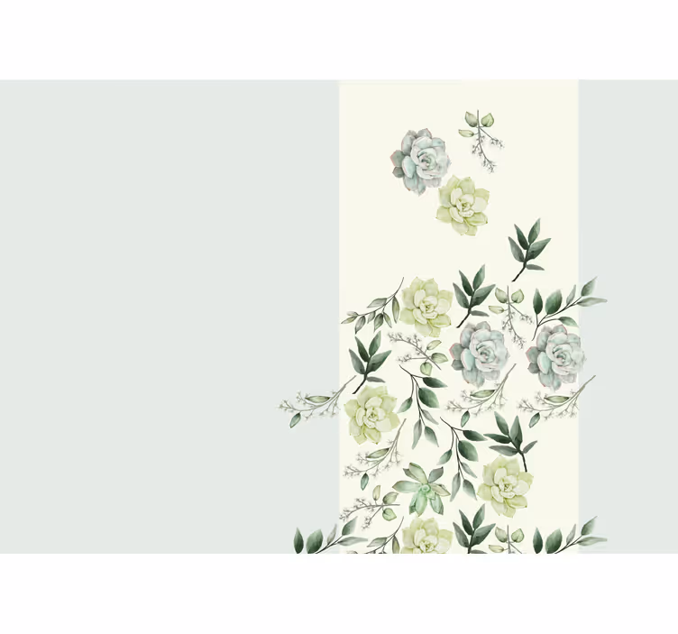 Fotomurais flores arranjo floral suculento - TenStickers