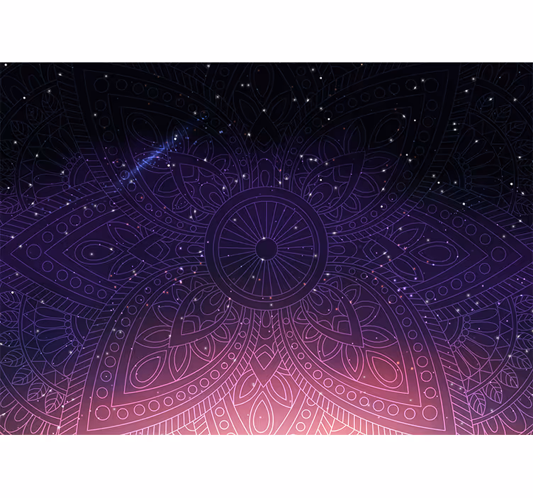 Mural de parede mandalas padrão mandala intrincada - TenStickers