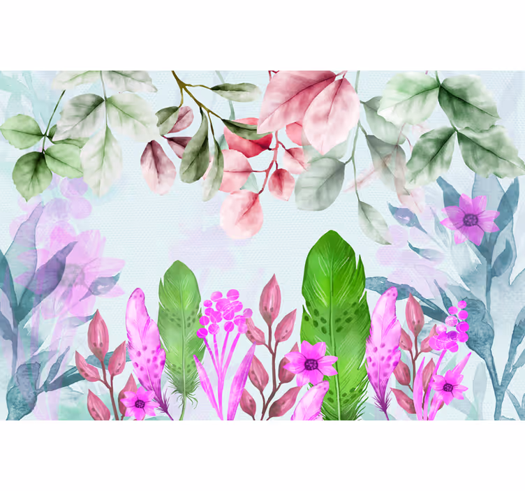 Mural de parede plantas boho - TenStickers