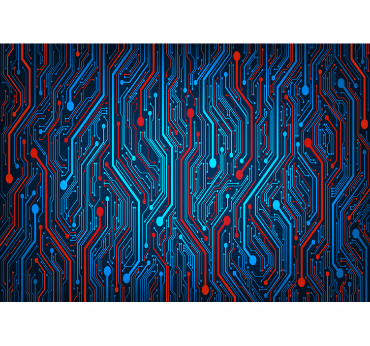 Mural de parede Wire Circuit - TenStickers