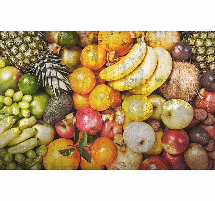Mural de parede de pedra fruta - TenStickers