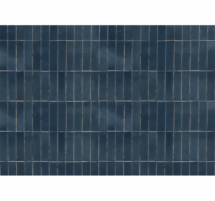 Papel de parede para banheiro em azulejo cinza - TenStickers