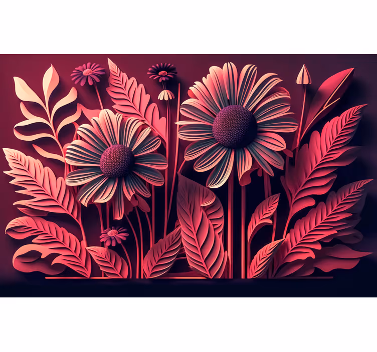 Mural de parede para quarto de casal natureza - TenStickers