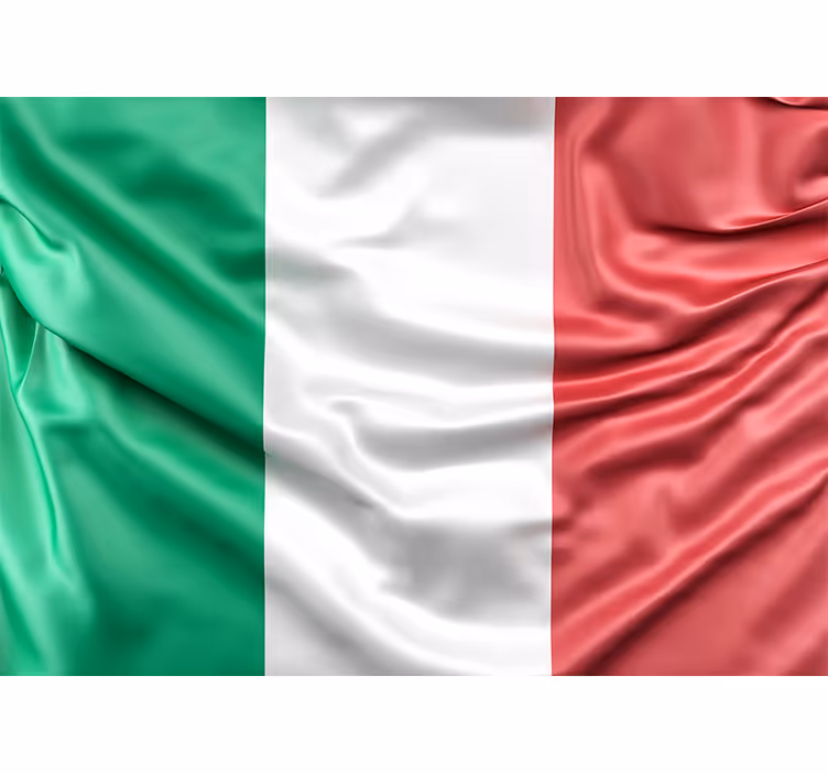 Mural de parede bandeira italiana - TenStickers