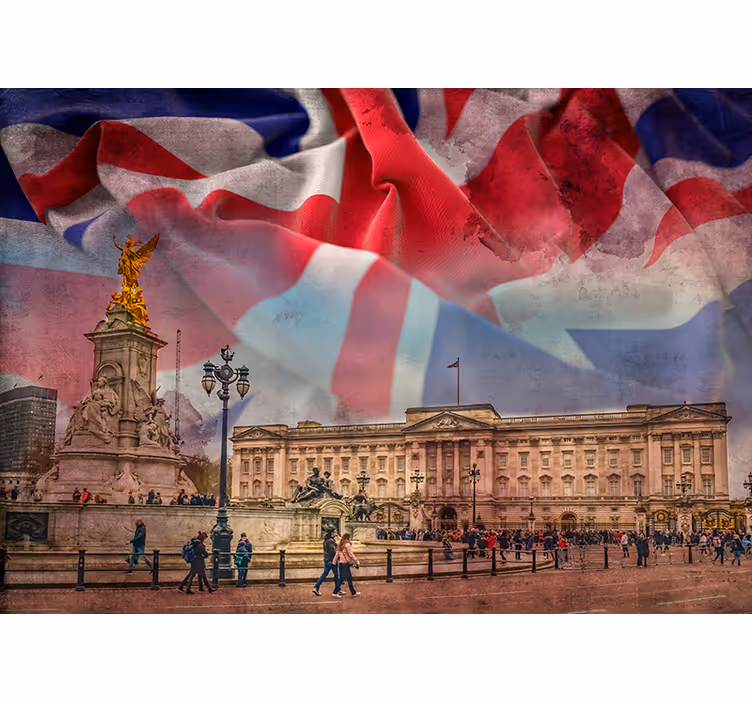 Mural de parede Londres resumo de buckingham - TenStickers