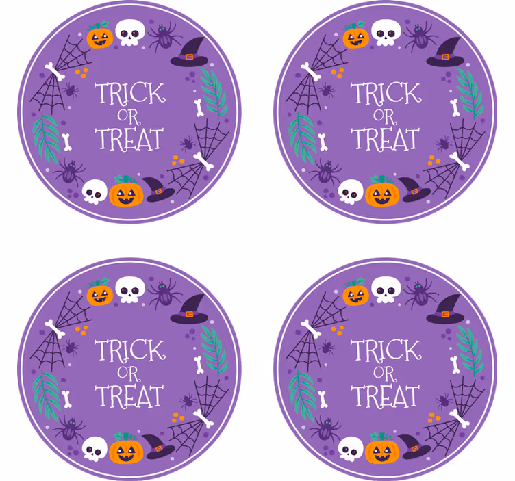 Base paracopos halloween com design temático de halloween - TenStickers