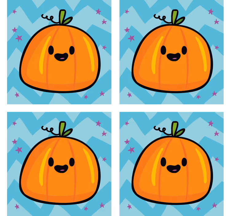 Abóbora halloween porta-copo para bebidas - TenStickers