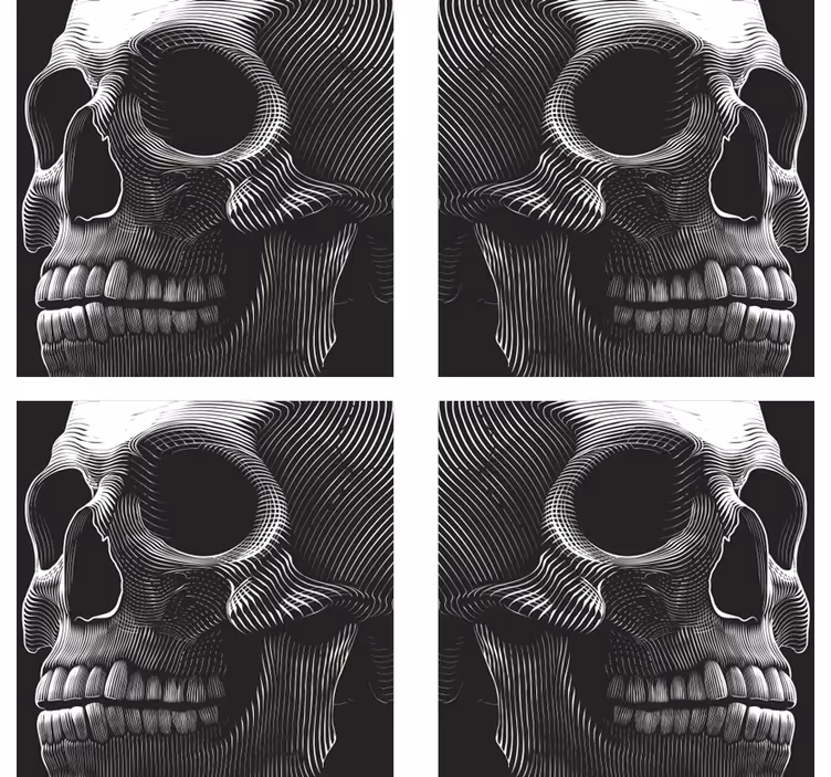 base para copos original de halloween - TenStickers