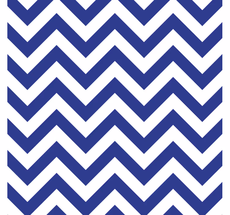 Bases para copos de texturas Ziguezague azul - TenStickers
