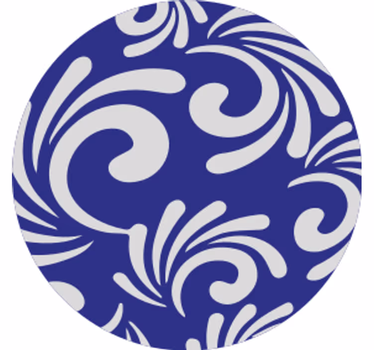 Bases para copos com padrão espiralado - TenStickers