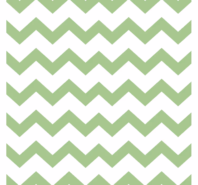 Bases para copos padrão chevron em verde - TenStickers