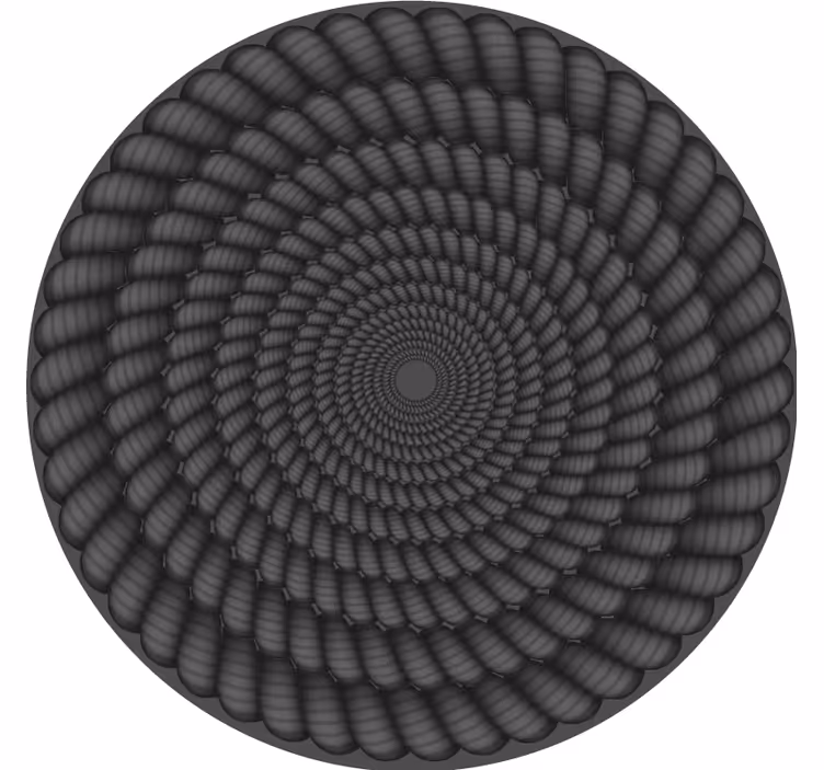 Bases para copos padrão espiral redondo - TenStickers