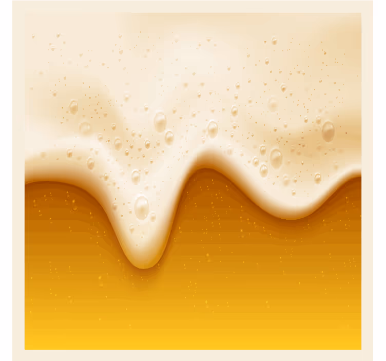 Bases para copos cerveja superfície espumosa - TenStickers