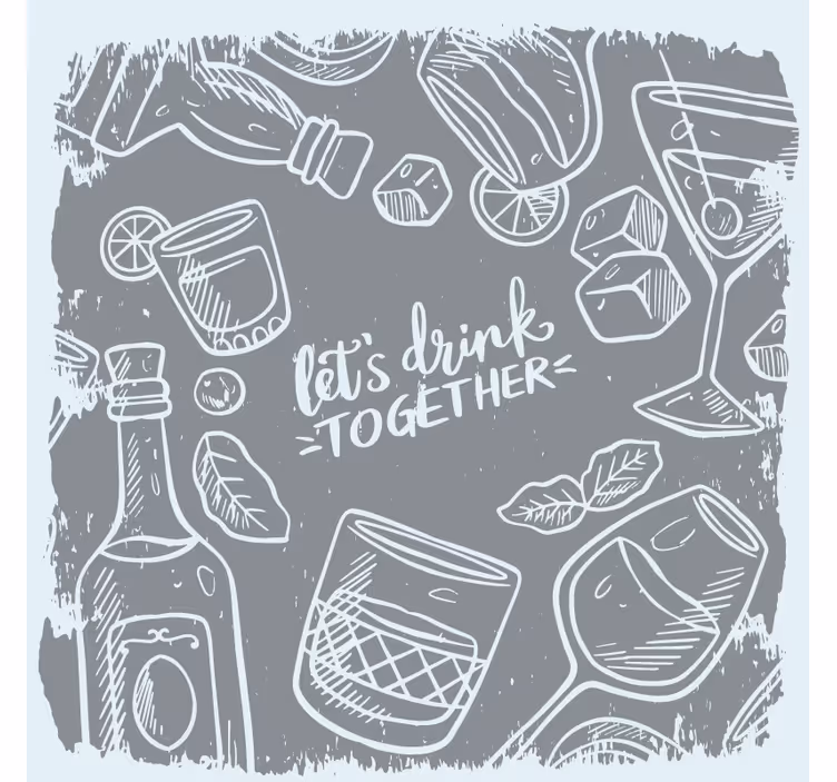 Bases para copos cerveja e utensílios para coquetéis - TenStickers