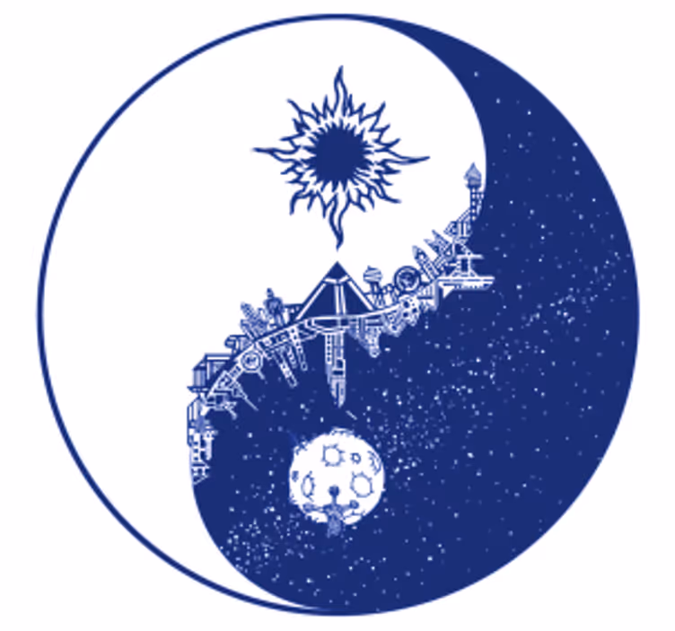 Bases para copos cerveja cena cósmica celestial - TenStickers