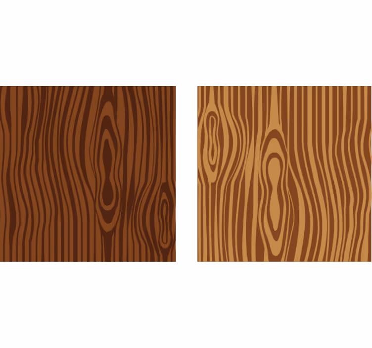 Bases para copos com padrão de grão de madeira natural - TenStickers