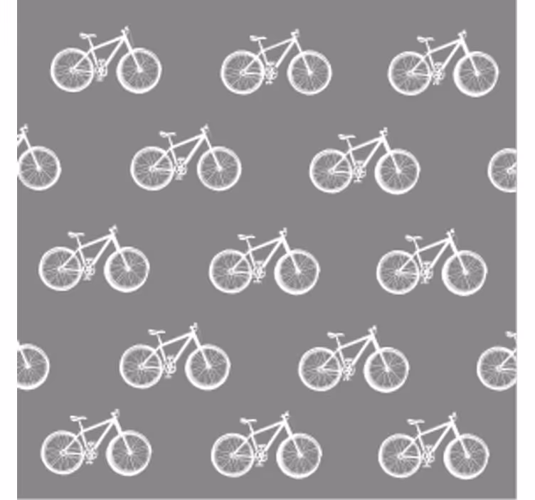 Bases para copos modernas com padrão de bicicletas - TenStickers