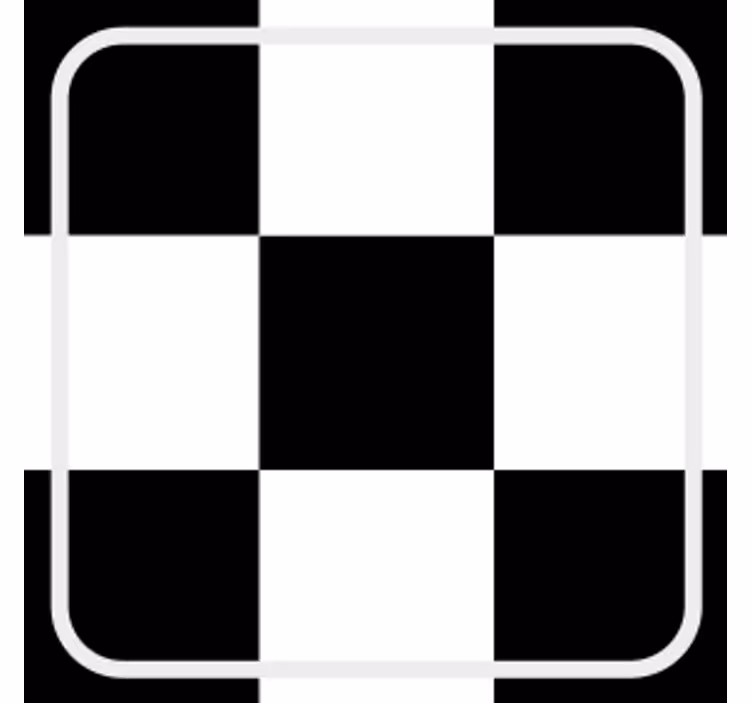 Bases para copos padrão quadriculado - TenStickers