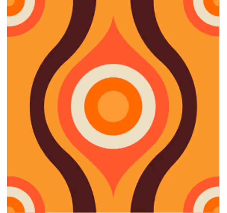 Bases para copos padrão circular retrô - TenStickers