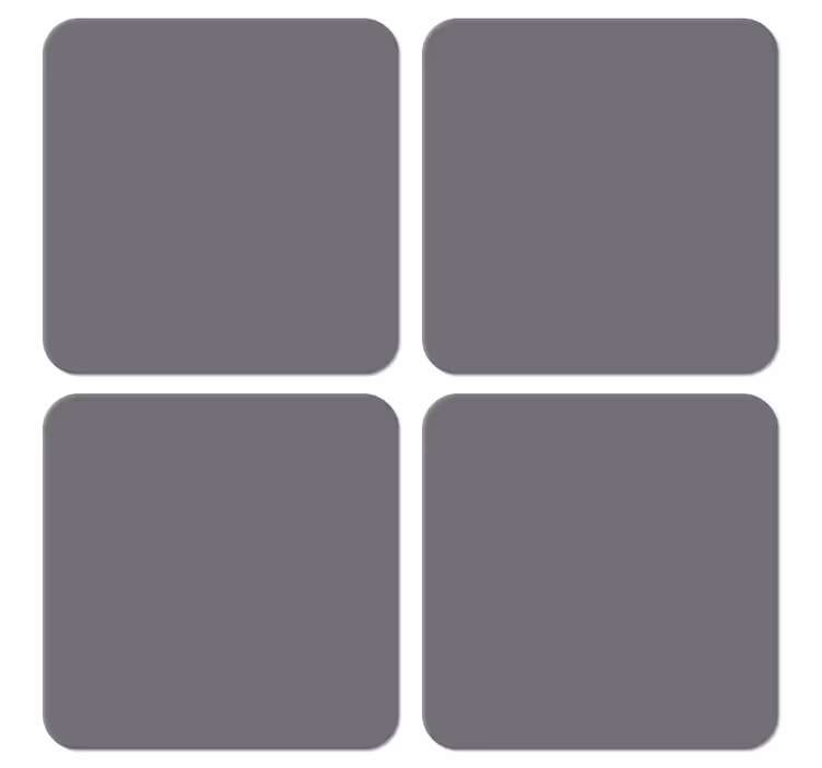Bases para copos modernas Cinza - TenStickers
