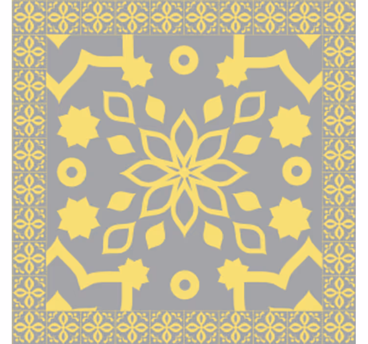 Bases para copos com componentes botânicos intricados - TenStickers