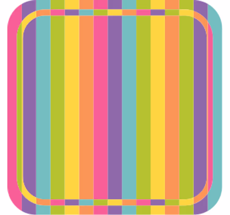 Bases para copos cerveja com padrão colorido vibrante - TenStickers