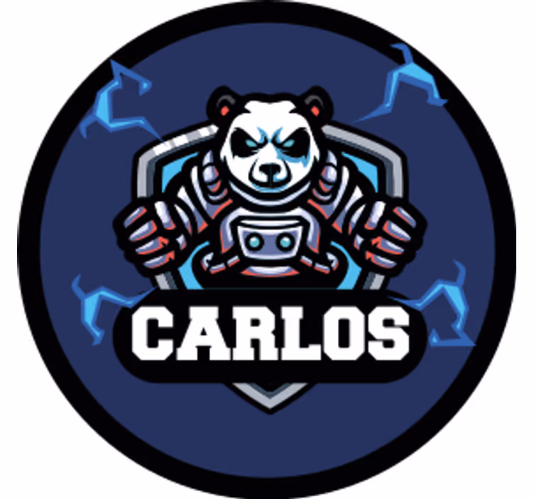 Bases para copos personalizáveis Panda com nome - TenStickers