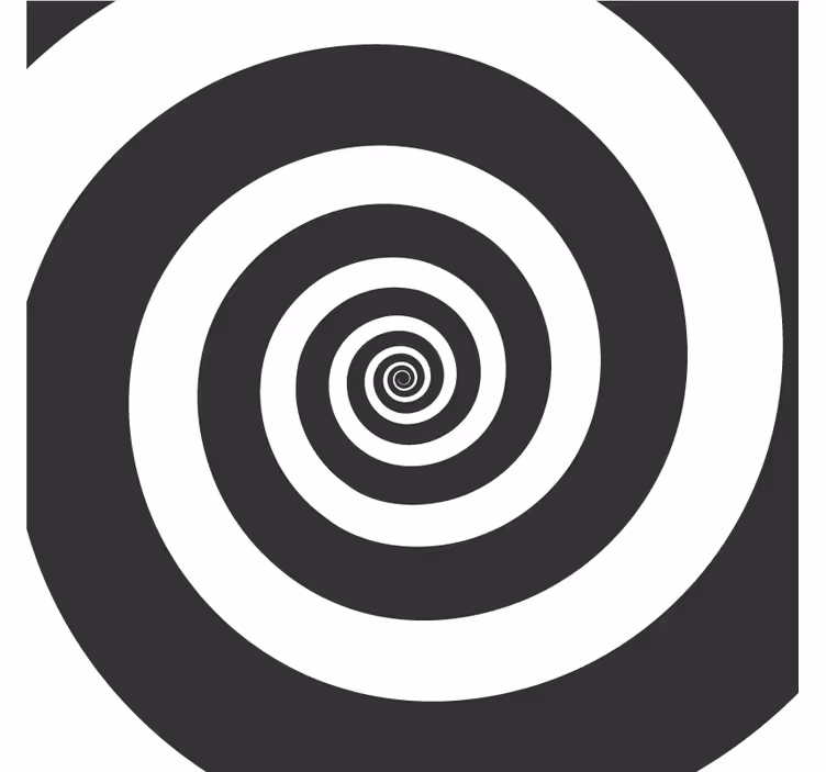 Bases para copos com padrão espiral contrastante - TenStickers