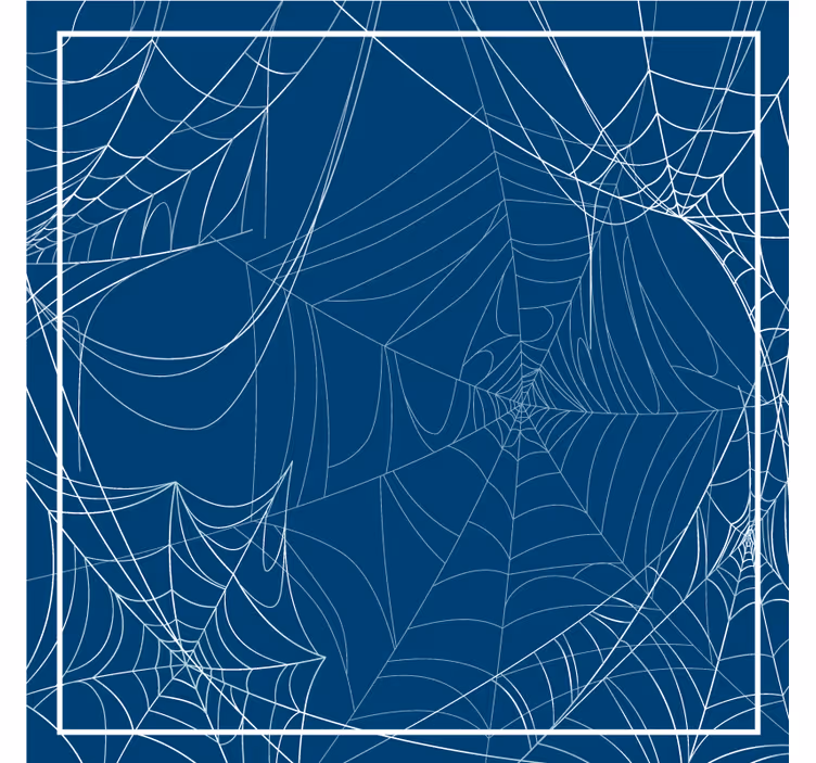 Base paracopos Halloween padrão de teia intrincado - TenStickers