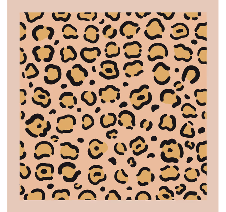 Bases para copos com estampa de onça - TenStickers