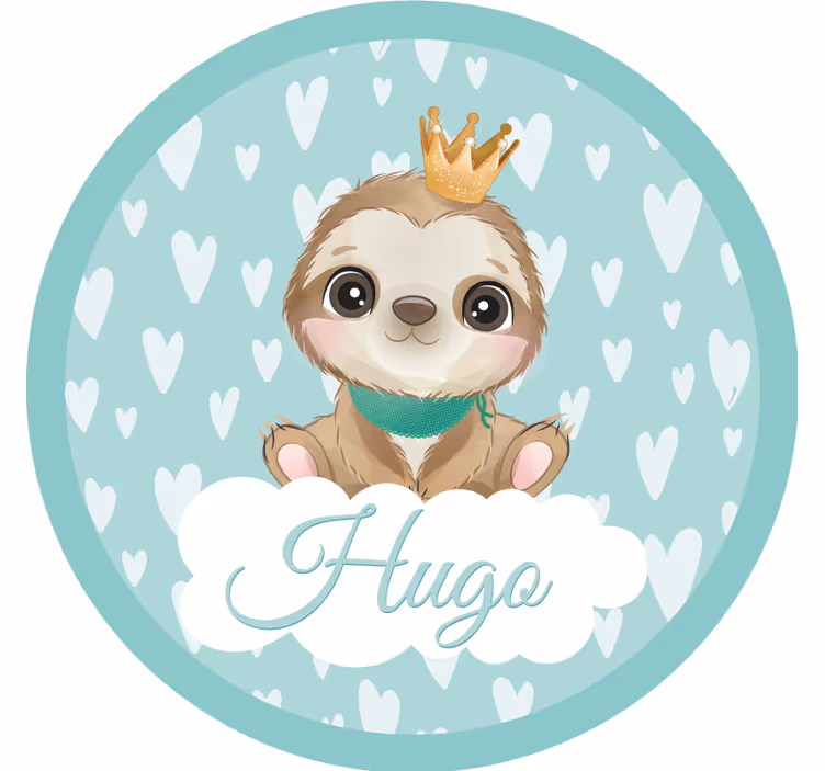 Bases para copos com personagem de bicho-preguiça - TenStickers