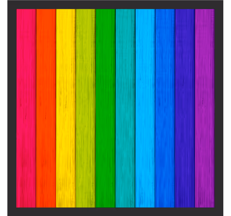 Bases para copos listras coloridas vibrantes - TenStickers