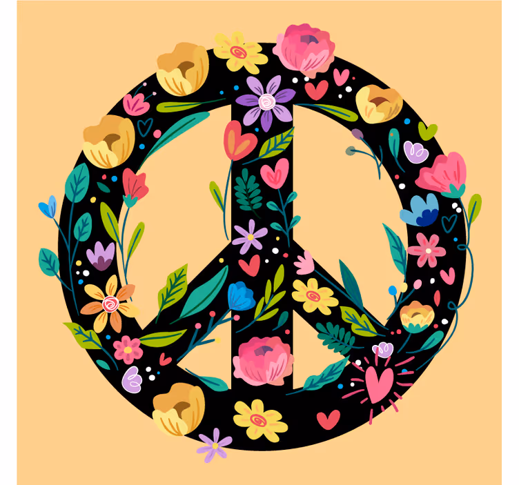 Bases para copos frase símbolo da serenidade botânica - TenStickers