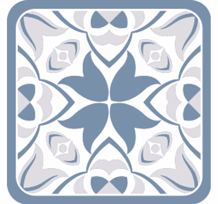 Bases para copos conceito floral elegante - TenStickers