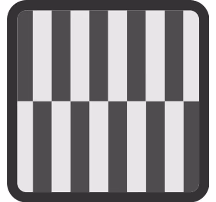 Bases para copos com padrão de superfície listrado - TenStickers