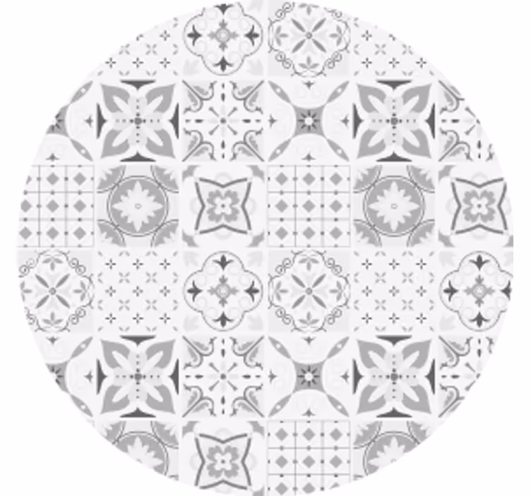 Bases para copos arranjo floral geométrico - TenStickers
