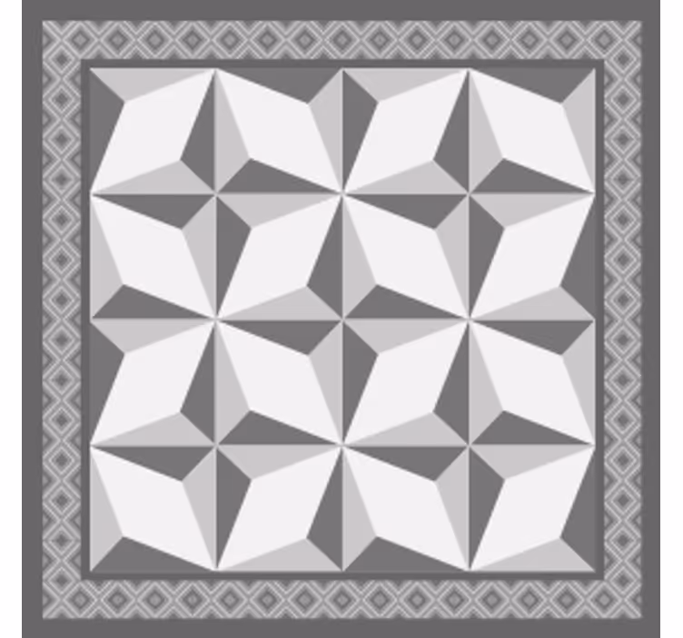 Bases para copos com padrões geométricos em camadas - TenStickers