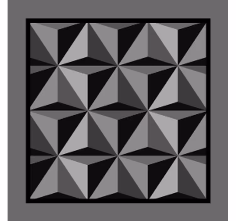 Bases para copos com padrão de formas geométricas - TenStickers
