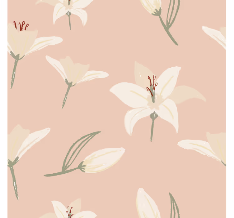 Bases para copos elemento floral elegante - TenStickers