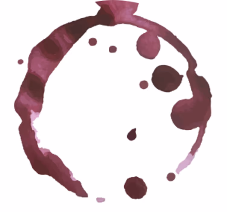 Bases para copos manchas de vinho - TenStickers