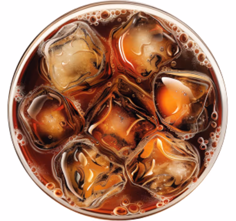 Bases para copos bebida de cola - TenStickers