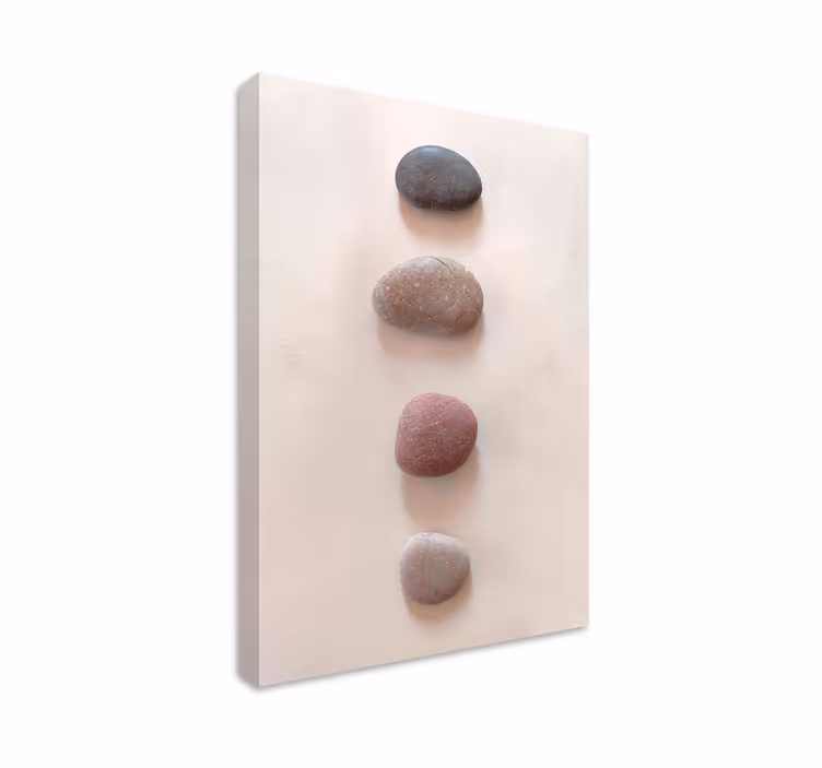 Quadro Decorativo zen pedras de praia - TenStickers