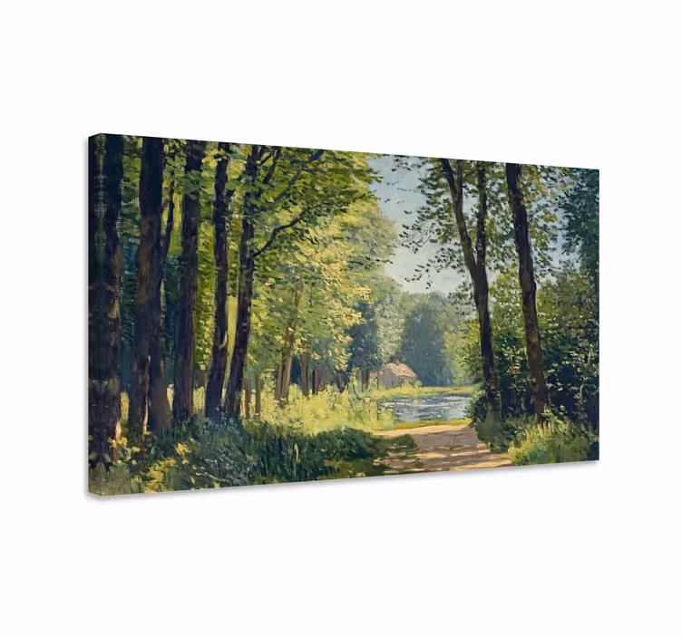 Quadro de paisage floresta verde - TenStickers