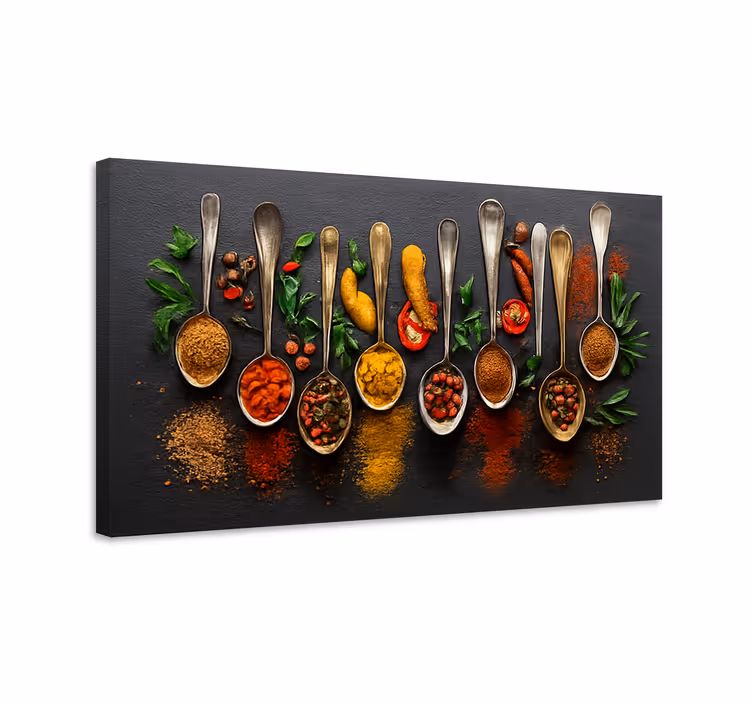Quadro para cozinha especiarias modernas - TenStickers