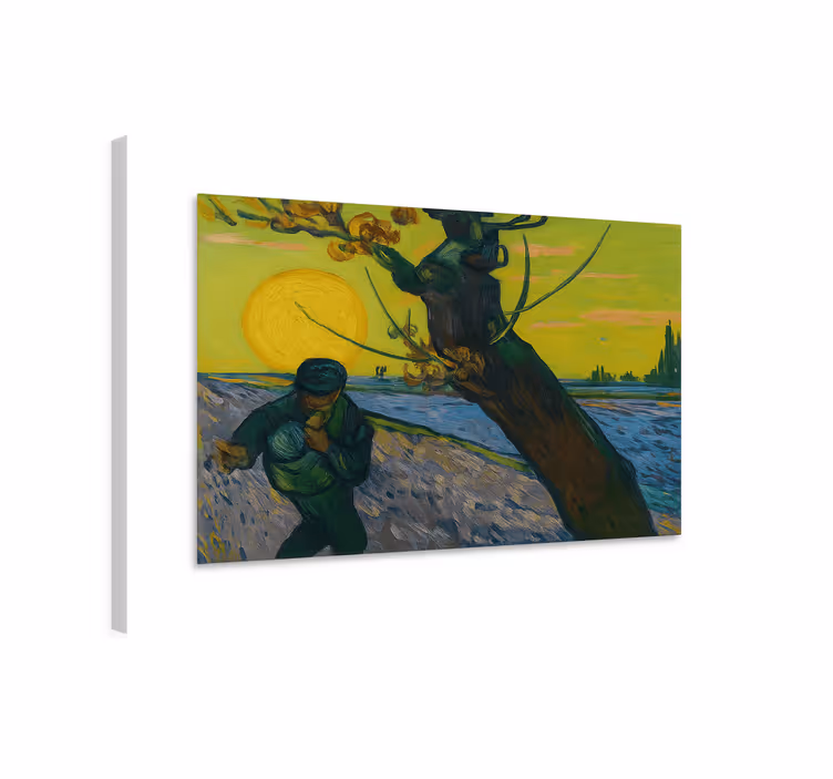 Quadro de arte o semeador van gogh - TenStickers