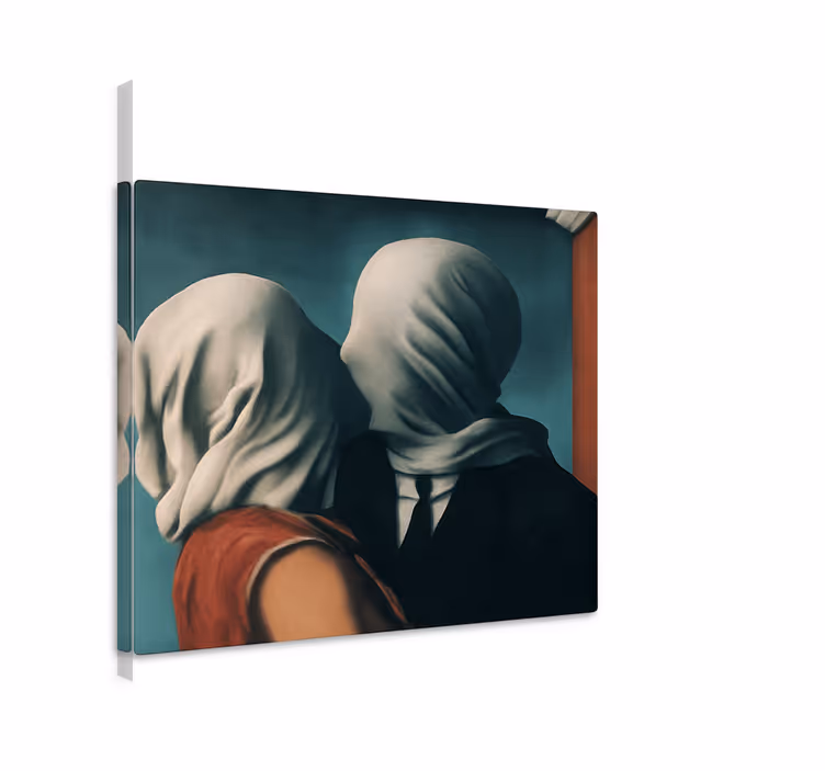 Quadro de arte o design dos amantes - TenStickers