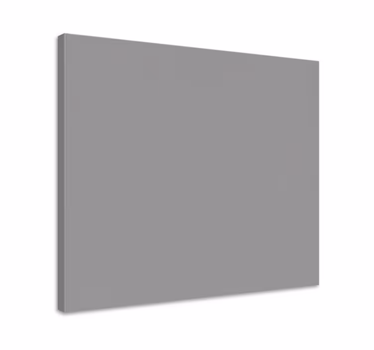 Quadro decorativo moderno em design cinza liso - TenStickers