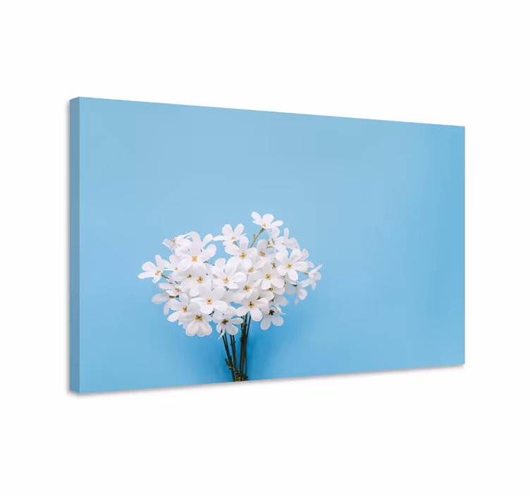 Quadro azul com fundo azul jazmin - TenStickers